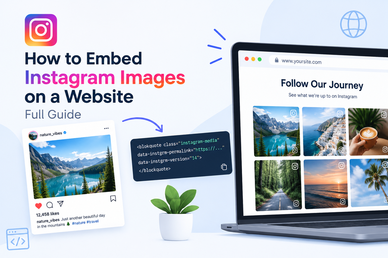Embedding Instagram images on a website